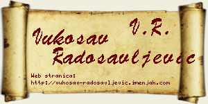 Vukosav Radosavljević vizit kartica